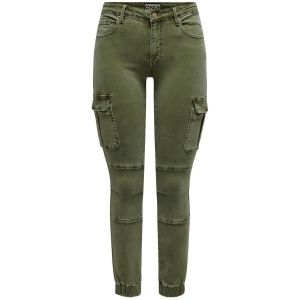 Only Pantalon Cargo de - ONLMISSOURI - Pantalon Cargo - W34L30 à W42L32 - pour Femme - olive