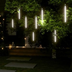 VidaXL Guirlandes lumineuses 8 pcs 30 cm 192 LED blanc froid Int/Ext