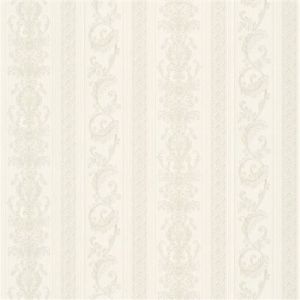 Papier peint baroque Profhome 335471 papier peint intiss&eacute; l&eacute;g&egrave;rement textur&eacute; au style baroque mat cr&egrave;me gris argent 5,33 m2 cr&egrave;me