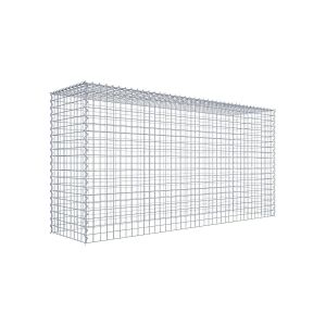 Gabion sur toile type 3 200 cm x 100 cm x 50 cm (L x H x P), maille 5 cm x 5 cm, spirale