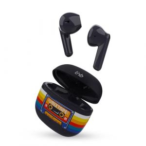 T'nB Ecouteurs TNB TAPE noir avec boitier de charge