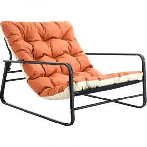 Chaise Longue Confort Max &ndash; Confort et Robustesse pour Int&eacute;rieur et Ext&eacute;rieur