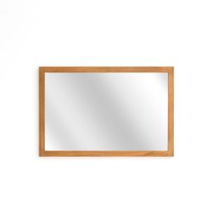 Miroir de salle de bain, forme rectangulaire, 90cm Acacia Taille Taille Unique