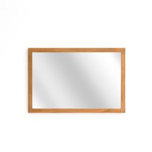 Miroir de salle de bain, forme rectangulaire, 90cm Acacia Taille Taille Unique