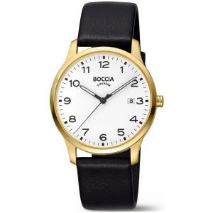 Boccia Mens Watch 3620-08, Quartz, 39mm, 5atm