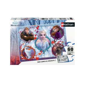 Nathan Puzzle 60 p - unis pour la vie / disney la reine des neiges 2