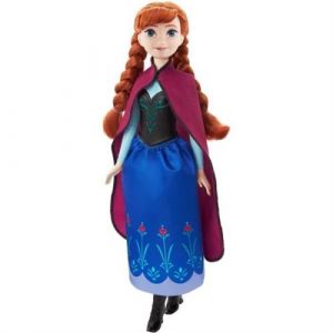 Mattel Poupée mannequin Disney Poupee Anna 1 Tenue de voyage e et te