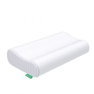 Image de UTTU Oreiller Ergonomique Cervical à Mémoire de Forme, Oreiller Orthopédique pour la Nuque, Réglable en Hauteur, Anti Douleur & Anti Ronflement, Housse Lavable en Bambou