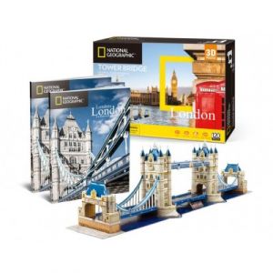 Image de CubicFun Puzzle 120 pièces Puzzle 3d - Tower Bridge, Londres - Difficulté : 6/8