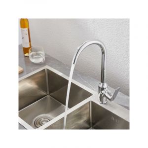 Image de Silamp Robinet Mitigeur Cuisine Inox Orientable