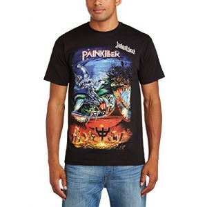 Rock Off T-shirt Homme Judas Priest Painkiller - Noir (Black) - Small