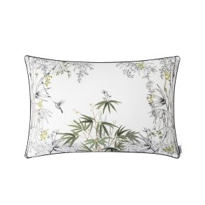 Alexandre Turpault Housse de coussin imprimée en lin, Eveil