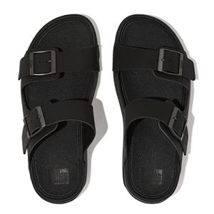 FitFlop Pour homme. Gogh Moc sandales en cuir noir