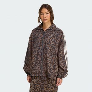 Adidas Veste de survêtement oversize léopard Firebird