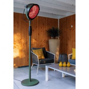 Image de Sunred Chauffage sur pied Indus Ultra Jade Smart 2100 W doré rose vert