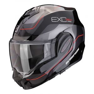 Scorpion Casques modulables Exo Tech Evo Pro Commuta Black Silver Red