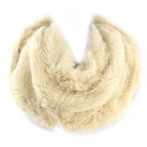 Les Tr&eacute;sors de Lily Tion ! Echarpe Tube Ou Snood 'scarlett' Beige