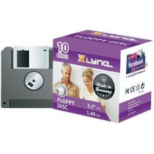 Xlyne Pack de 10 disquettes 3,5" 1,44 Mo