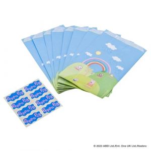 Dr. Oetker Lot de 16 sachets biscuits avec autocollants Dr Peppa Pig Dr