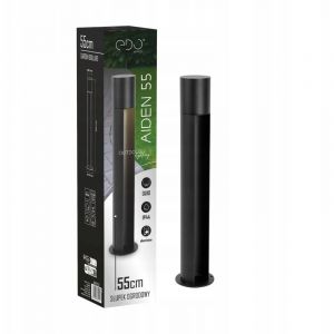 Borne lumineuse extérieure aiden 55cm IP44 GU10 230V noir EDO777713 Edo Solutions