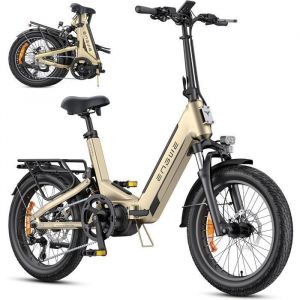 V&eacute;lo &eacute;lectrique pliable - ENGWE - L20 3.0 Pro - Batterie amovible 48 V 15 Ah - Autonomie 160 km - Or