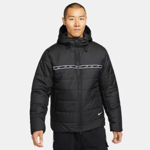 Nike Manteau d'Hiver NSW Repeat Synthetic Fill - Noir/Blanc, pointure Small - Noir - Taille Small