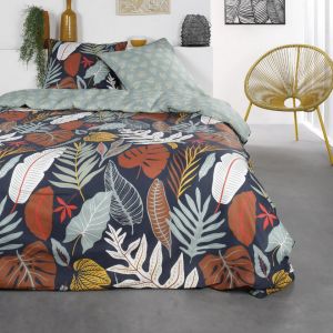 Today Parure de lit 2 personnes Coton 57 Fils Charlie