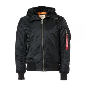 Alpha industries MA-1 Hooded - Couleur Noir - Taille XXL