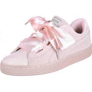 Image de Puma Suede Heart Bubble Wn's, Sneakers Basses Femme, Rose (Pearl-Pearl), 40 EU