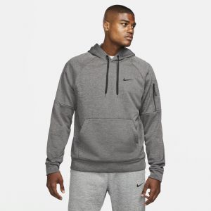 Nike Sweat à capuche de fitness Therma-FIT pour Homme - Gris - Taille S - Male