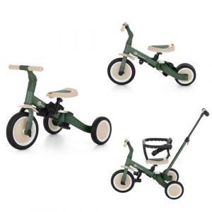 PETITE&MARS Tricycle Enfant Multifonctionnel 5en1 Turbo Misty Green