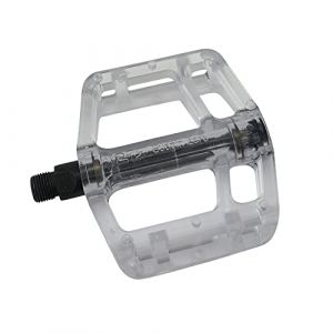 NC-17 Sudpin Zero Pro Pédale pour BMX/Downhill/Mountainbike Transparent