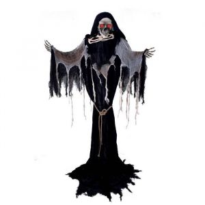 Ptit Clown D&eacute;co anim&eacute;e sonore lumineux Faucheuse 163cm