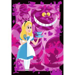 Image de Ravensburger Puzzle adulte et enfant - à partir de 8 ans - disney 100 ans - alice - 13374