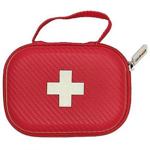 Farmor Trousse De Secours Individuelle En Pu Rouge
