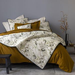 Boutis en coton imprimé beige crème CLB. MIYA