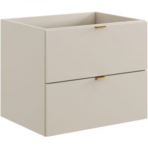 Meuble sous vasque &agrave; suspendre DALIA CACHEMIRE 60 cm