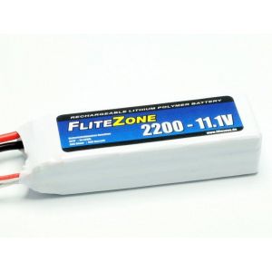 Image de Accu LiPo FliteZone 2200mah 3S - 11,1v Prise EC3 - FliteZone