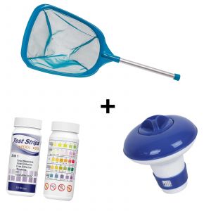 Pack Propreté Coco Spa Epuisette - Bandelette - Chlore Diffuseur