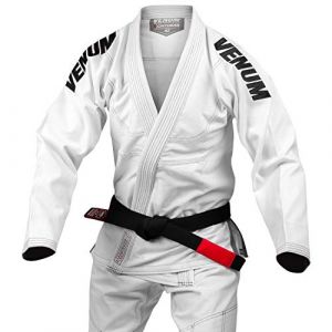 Venum Contender Evo Kimono JJB Mixte Adulte, Blanc, FR : XS (Taille Fabricant : A1.5)