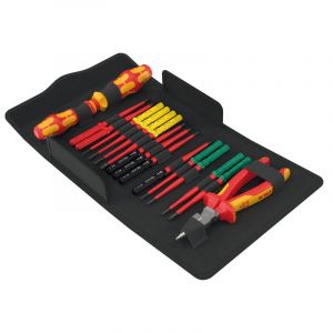 Wera Jeu d'outils isol&eacute;s Kraftform Kompakt VDE, 17 pi&egrave;ces - 05006610001