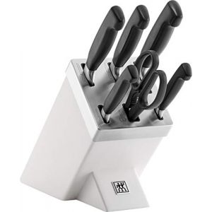 Image de Zwilling **** FOUR STAR Bloc de couteaux avec technologie KiS 7-pcs, Frêne