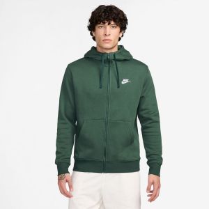 Nike Sweat à Capuche NSW Club - Vert/Blanc, pointure Medium - ['Vert'] - Taille Medium