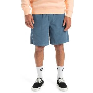 Quiksilver Taxer 18" - Walkshort en velours côtelé pour Homme Bleu - Taille XL