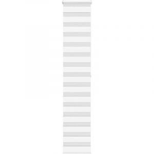 VidaXL Store zèbre blanc 45x200cm largeur du tissu 40,9 cm polyester
