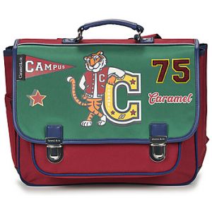 Caramel et Cie Cartable Academy 38 cm Vert et Rouge