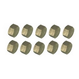 Diam Bouchon femelle en laiton 3/4' x 10 pi&egrave;ces