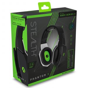 Stealth Phantom X Premium Casque st&eacute;r&eacute;o pour Gaming Noir/Vert