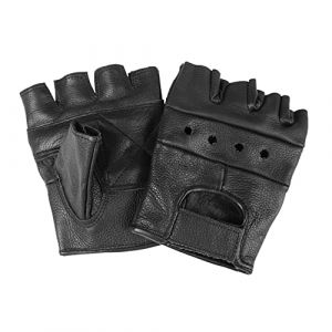 Mil-tec Gants en cuir sans doigts