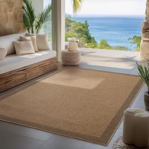 Carpettex Tapis dintérieur et dextérieur  robuste salon Balcon cuisine terrasse jardin et balcon 280x370 cm